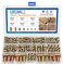 URLWALL 165PCS Threaded Inserts Nuts, Wood Insert Assortment Tool Kit, M4/M5/M6/M8 Furniture Screw in Nut Wood Inserts Metric Bolt Fastener Hex Socket Drive for Wood Furniture Assortment