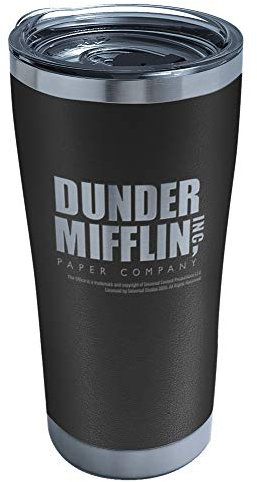 Tervis The Office - Bicchiere termico a tripla parete, in acciaio INOX, 590 ml, Dunder Mifflin