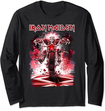 Iron Maiden - Eddie Bike Long Sleeve T-Shirt