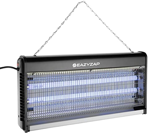 Eazyzap FD498 Energieeffizienter LED Fliegen- und Insektenvernichter | 150m² Reichweite | Eco-Lampen: 2 x 10 Watt | Ersatzbirne AJ638