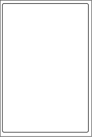True-Ally 40 Blatt A4 Etiketten selbstklebend weiß für Drucker (Injektion/Kopierer/Laser) - 1 Aufkleber pro Blatt - 40 Blatt (A4ST1-40 Blatt)
