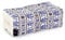 Leewadee Meditationskissen Yogakissen Yoga Block Yoga Zubehör Yoga Klotz Yoga Kissen Ökologisches Naturprodukt Thaikissen Nackenkissen, Kapok, 35 x 18 x 12 cm, Blau Weiß