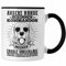 Trendation - Andere Hunde Bekommen Kommandos Tasse Geschenk Hundebesitzer Geschenkidee Lustiger Soruch Hunde-Mama Frauchen (Schwarz)