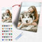 Malen Nach Zahlen Eigenes Bild, Personalisiertes Malen Nach Zahlen Erwachsene Eigenes Foto für Haustiere und PorträTs DIY öLgemäLde Bilder Personalisierte Geschenk, 36 Farben 30x40cm Mit Rahmen