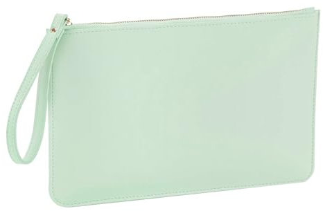 BagBase BG750 Boutique Accessory Pouch - Premium Leather-Look PU - Essential for Travel & Cosmetic - Soft Mint