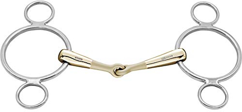 Sprenger Turnado 3-Ring Gebiss einfach gebrochen 16mm, Größe:115, Material:78