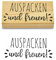 Frau WUNDERVoll® Stempel - Auspacken und freuen- aus Holz, Schrift-/ Motivgröße: 8 x 3,6 cm/Weihnachten, Adventskalender, Handstempel, Motivstempel, Dekostempel, Geschenke, Hochzeit,Gastgeschenk