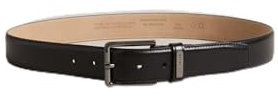 Ted Baker Herren Wizerd Double Keeper Leather Belt Gürtel, Schwarz, 6