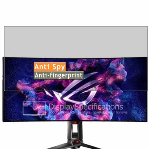 Vaxson TPU Pellicola Privacy, compatibile con Asus ROG Swift OLED PG34WCDM 34.14 Monitor, Screen Protector Film Filtro Privacy [Non Vetro Temperato]