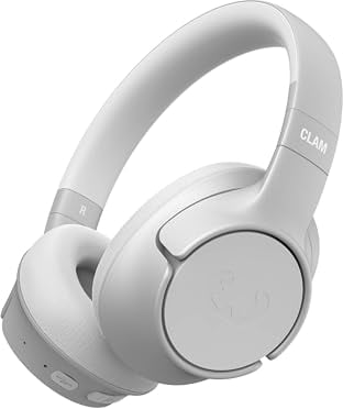 Fresh 'n Rebel Clam Fuse Bluetooth kopfhörer Over Ear mit Hybrid Active Noise Cancelling, mit ENC-Mikrofon (perfekte Anrufe), Kabellose kopfhörer mit Ambient Mode, 45h Spielzeit (Weiß)