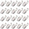 20 Pezzi Clip per Tende con Ganci in Acciaio Inox, Doccia Tenda Clip per la casa Finestra Decorazione Fotografie Espositori