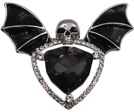 -brosche Gotische Brosche Biker Für Männer Korsage Halloween- Neuartige Anstecknadel Aus Metall Biker-pin nnadel Für Cosplay-party Kristall Stift