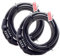 Lot de 2 cadenas à code antivol à 4 chiffres en acier pour vélo