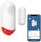 eMylo alarmas para casa, Sensor Puerta WiFi detección Inteligente de Puerta Abierta o Cerrada, Enviar Alerta al teléfono, Sensor de Contacto Abierto de Puerta, 1 Pack
