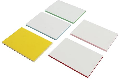 6PCS Rubber Carving Block, Colourful Double Sided DIY Rubber Stamp Block for Postcard Scrapbooking