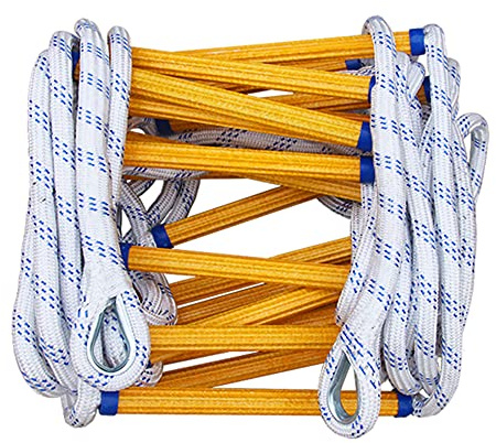 PNAJFUEL Rettungsleiter, Sicherheitsleiter, Rettungsseilleiter, Notleiter/Spacing: 30Cm/50M/164Ft