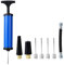 Arcjunys Ball Pump with Needles Nozzles and Extension Hoses Portable Football Pump to Inflate Athletic Soccer Ball Football Volleyball Rugby Basketball