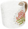 NAMOARLY Taza de Agua Japonesa Vasos para Beber Taza de té Taza de te Tazas de té Chino contenedor de té Tazas de té asiático Taza de café Mango de Cuerda de de Acero Inoxidable.