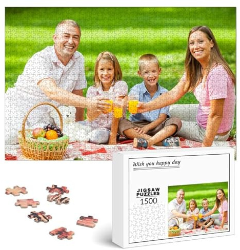 Foto-Puzzle 35-3000 Teile mit Eigenem Foto Bedrucken Puzzle Selber Gestalten Gestalte Dein Individuelles Fotopuzzle für Geburtstage, Muttertag, Valentinstag & Hochzeiten