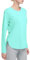 HIBETY Women’s UPF 50+ Sun Shirts Long Sleeve Workout Tops Quick Dry Fishing Hiking Performance T-Shirts Lightweight Yoga Gym Athletic Tees with Thumb Hole Green 2XL
