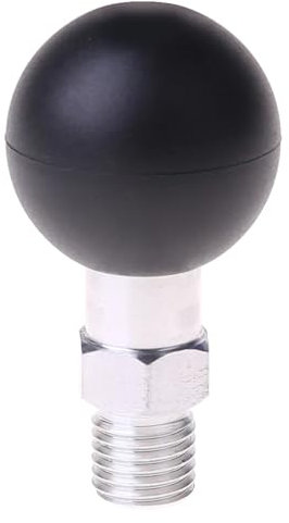 Motorcycle Navigation Bracket 1Inch Ball Base M10 X 1.25 Male Thread Mount Motorcycle Phone Holder Motorbike For Ram Mounts Mirror Seat Ball Head M10 Screw