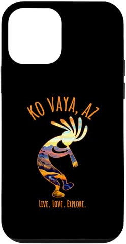 Hülle für iPhone 12 mini Ko Vaya Arizona USA Tanzender Kokopelli Südwesten Design