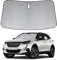 Opaltool Parasol Coche Delantero Plegable Repuesto para Peugeot 2008 P24 2019-2025, Coche Sol Sombra Bloquea los Rayos UV en el Interior del Parasol Protector