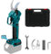 Electric Pruning Shears Cordless, Electric Secateurs Max Opening 65mm, 4 Gears,Cordless Pruning Shears for Makita 18V, LCD Display Battery Secateurs, Electric Scissors for Pruning Trees, Shrubs