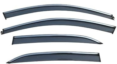 ARRPO Auto-Windabweiser, 4 Stück, for Mercedes Benz, for E-Klasse W212 2010–2016, Auto-Seitenfenster-Visier, Sonne, Regen, Fensterabweiser, Regenschutz, for Aufkleben Windabweiser
