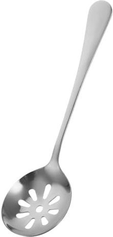 GRIRIW Colador Pequeño De Acero Inoxidable Cuchara Perforada Ranurada Para Servir Casa Utensilios Domésticos Cucharas Para Servir De Uso Diario
