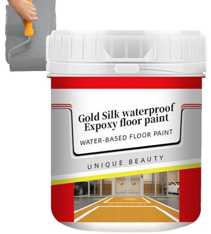 Peinture époxy imperméable pour sol de garage – Peinture antidérapante pour surfaces intérieures et extérieures | Revêtement en résine d'étanchéité pour allées, routes, sous-sols, protection durable
