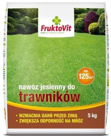 Herbst Rasen Langzeit Dünger Extra Kalium Winterfest NPK Mit Eisen 125m2 5kg