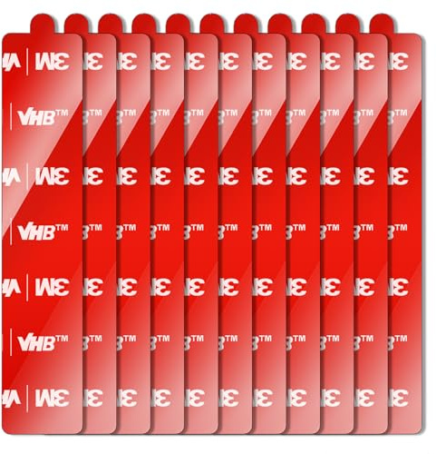 Ancable 3M VHB Heavy Duty Double Sided Sticky Pads 20Pcs, Ideal for Homeowners, Car Owners & DIY Enthusiasts | Strong Adhesion for Dashcams, Dashboards, Windscreens, Walls, Wood & More 100 * 20mm