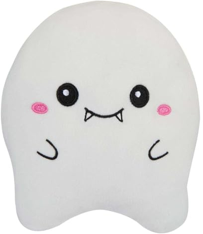 VFM e-Store - Ghost Soft Toy Halloween Themed Plush Trick Or Treat - Festive Party Gift - October 31St - 17cm X 15cm White X 1
