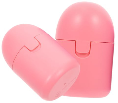 HEATSHAKING 2 Stück Rosa Menstruationstassen Aufbewahrungsbox aus Pp mit Hitzebeständigem Material und Tragbarem Design zur Sicheren Reinigung und Lagerung