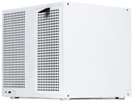 Compatibile con Sagittarius - Custodia NAS a 8 alloggiamenti, chassis MATX a doppia camera, backplane senza attrezzi, raffreddamento isolato, for sistema di archiviazione AIO UNRAID(Sagittarius White)
