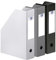 Oxford Color Life Urban Lot de 3 Porte-revues PVC dos 7 cm Blanc/Gris/Noir