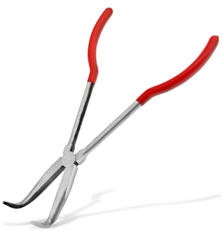 ABN longue portée 25,4 cm inch Bent Pince à bec de 90 ° pour les zones difficiles à atteindre les espaces étroits et les zones de dégagement limitée