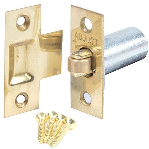 Adjustable Brass Roller Ball Door Catch | Internal Door Spring Mortice & Fixings