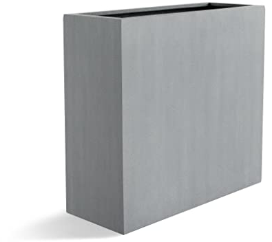 Luca Lifestyle Raumteiler Argento Divider Betongrau Rechteckig Fiberglas *5 Jahre Garantie* - 69x26x64 cm - Premium Qualität - F967