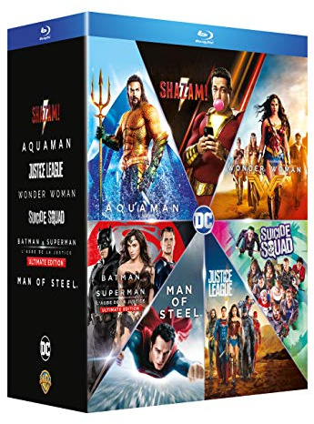 Coffret dc comics, 6 films [Blu-ray] [FR Import]