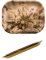 Heisenberg Metall Drehtablett/Rolling Tray in 4 Designs - 18cm x 14cm - Extra hoher Rand 1,5cm - Rolltablett Design Ganja