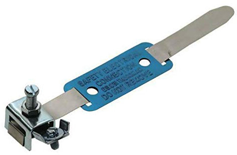 Niglon AEC2-15 Adjustable Earth Clamp for Damp Conditions A-D 12-35mm (Blue)