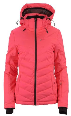 RENNER XXL Emra wattierte Damen Skijacke Große Größen Farbe Pink, Größe 52