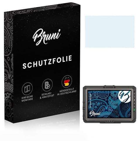 Bruni Schutzfolie kompatibel mit Getac UX10-EX Folie, glasklare Displayschutzfolie (2X)