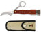 Albainox - Coltello a funghi, mini raccoglitore, lama 6 cm, manico in legno