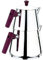 Hakan Set di teiera Midi Double Bondy in acciaio inossidabile da 2,8 l, con doppio coperchio autofilettante, set di teiera in stile samovar turco, bollitore per tè sfuso con manico in bachelite rossa
