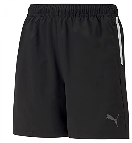 PUMA Unisex Kinder Teamliga Sideline Jr Shorts, Puma Black-puma White, 176 EU