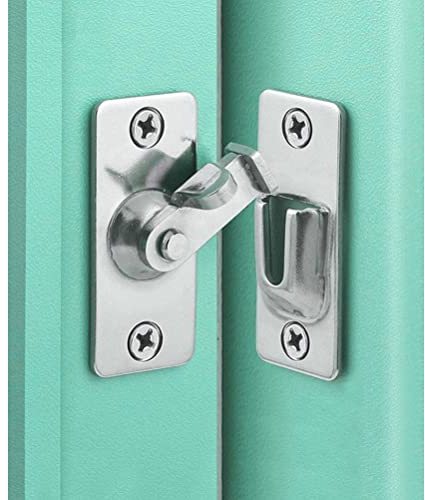 WANLIAN MINI TAILLE 90 degrés Loquet de porte Serrure de porte coulissante Serrure de porte moustiquaire Serrure de poche