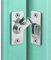 WANLIAN MINI Pestillo 90 grados Pestillo puerta corredera Bloqueo de puerta de pantalla Pestillo de puerta de bolsillo